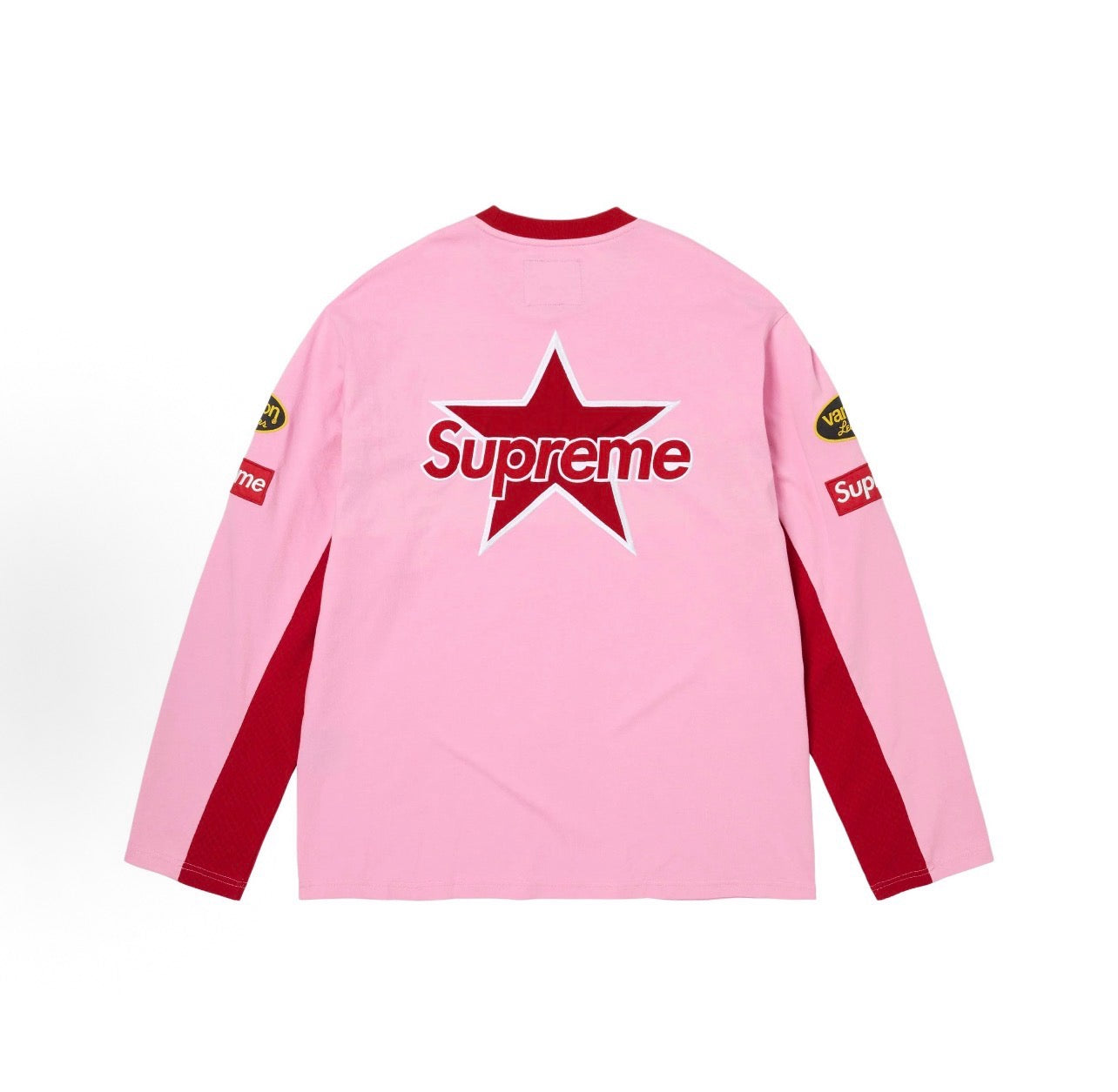 Supreme x Vanson Leathers Long-Sleeve Top Pink