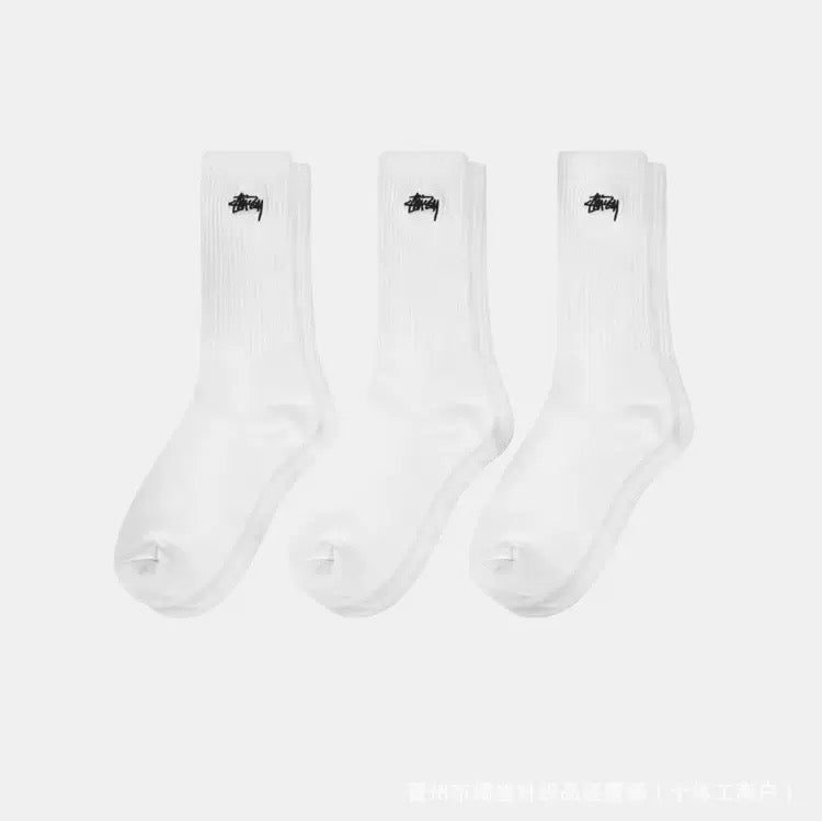 Stussy 3 Pairs Sport Socks