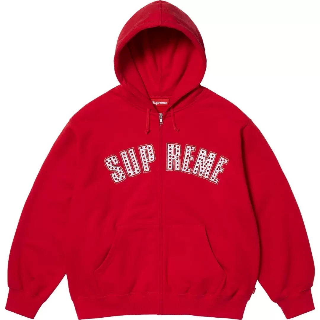 Rhinestone hoodie. SUPREME x B.B. SIMON