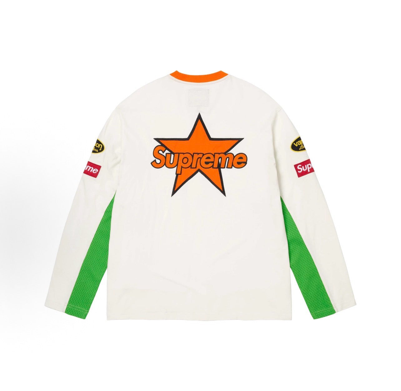 Supreme x Vanson Leathers Long-Sleeve Top white