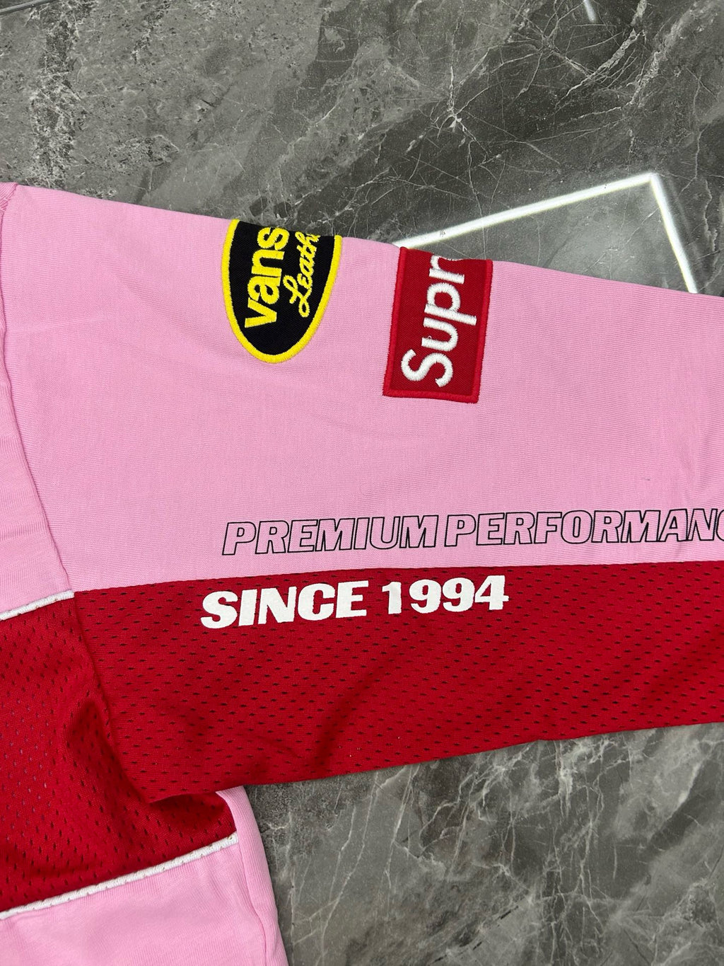 Supreme x Vanson Leathers Long-Sleeve Top Pink
