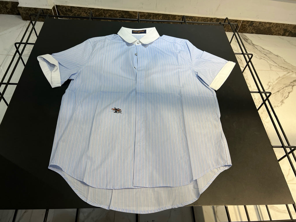 Striped Short-Sleeved Shirt