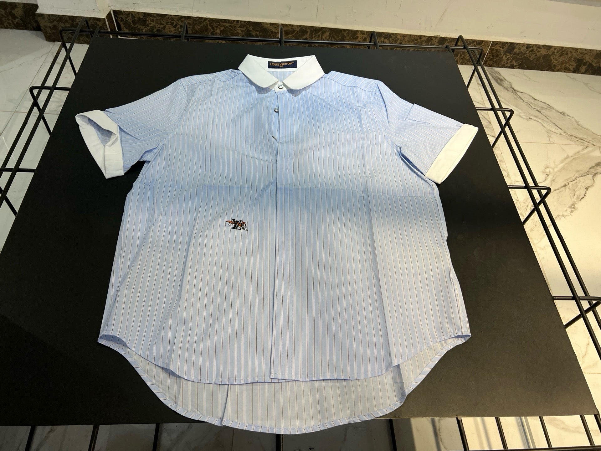 Striped Short-Sleeved Shirt