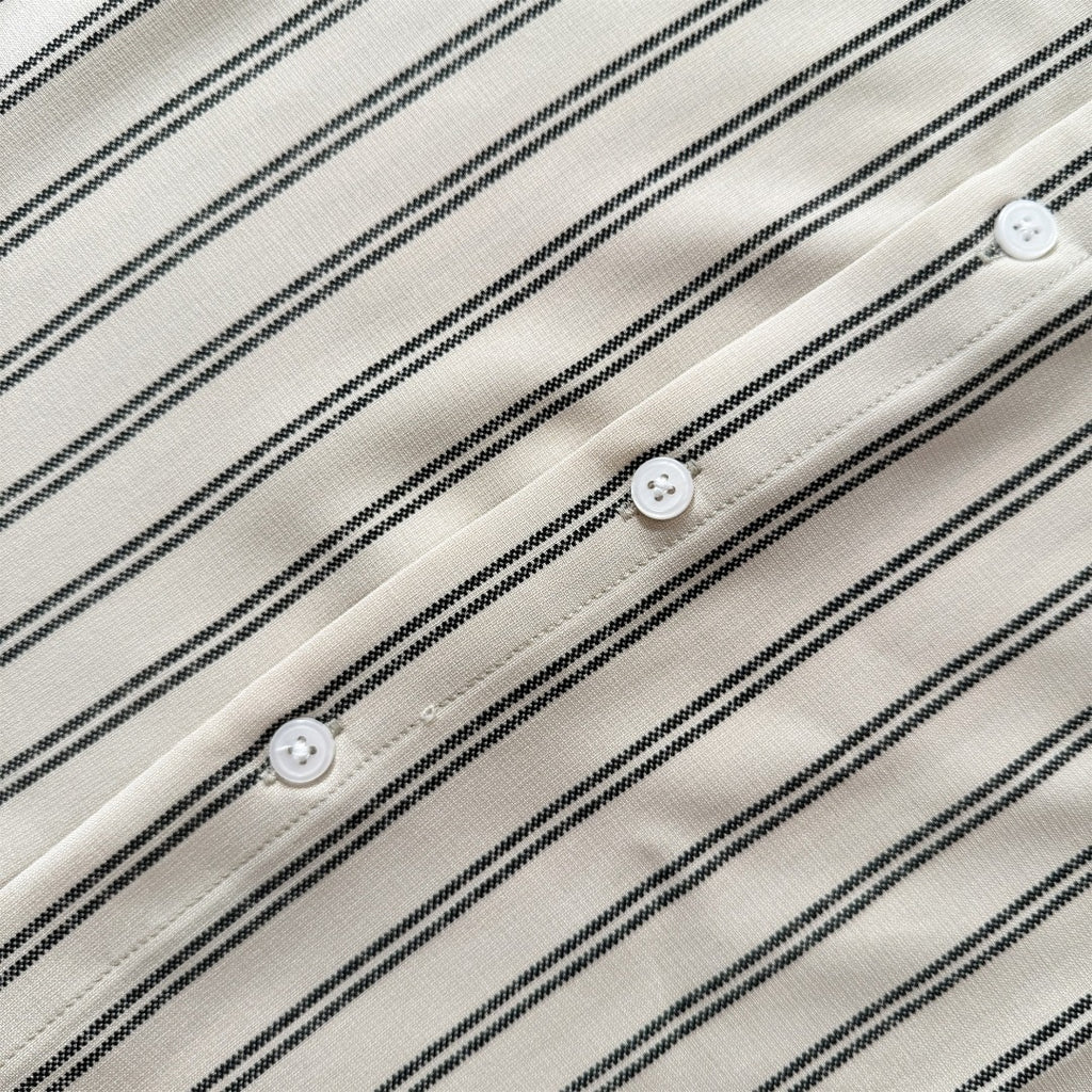 Chemise en coton manches longues Stussy