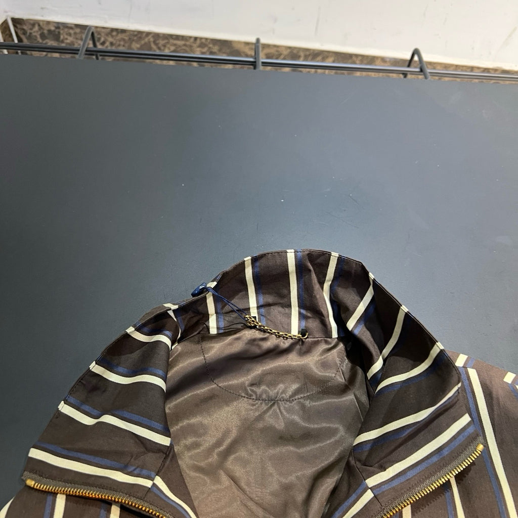 Veste de jogging rayée zippée