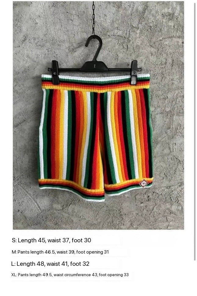 CasaBlanca - Striped Towelling Shorts