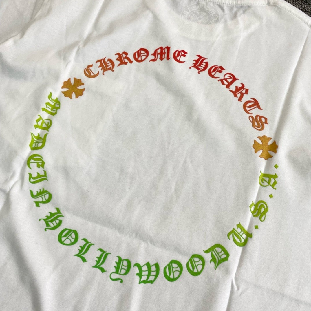 T shirt manche courte Chrome hearts Floral Sleeve Gradient