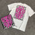 T shirt Noir et rose Chrome Hearts Eye Chart Dagger