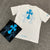 T shirt manche courte Chrome Hearts Triple Cross Logo  blanc  Bleu / Noir Bleu