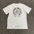 T shirt manche courte chrome hearts Logo Fer à cheval poche noir - Blanc / Noir