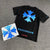 T shirt manche courte Chrome hearts Blanc et bleu / Noir et bleu