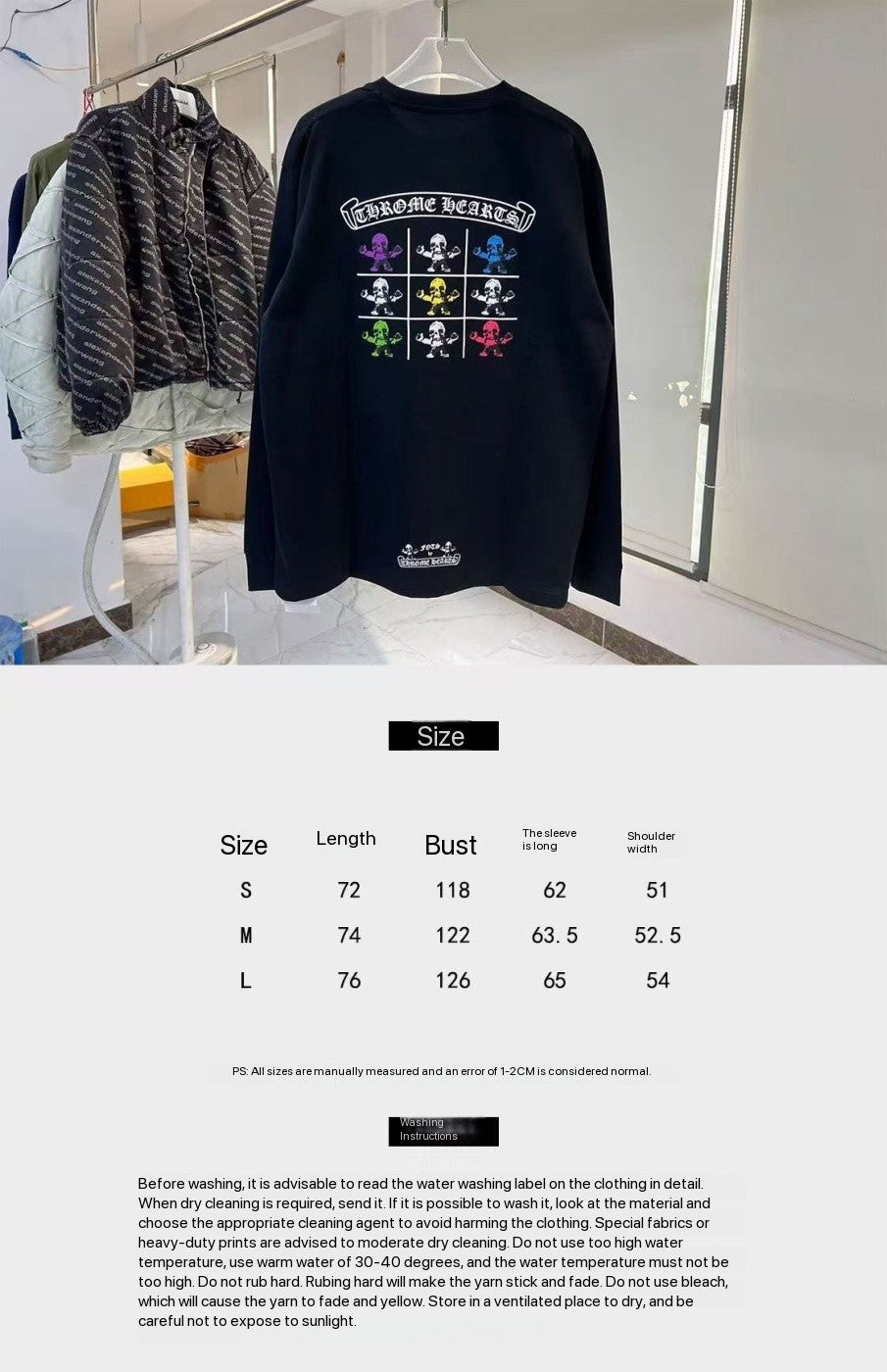 Chrome Hearts Foti Harris Long-Sleeve T-Shirt