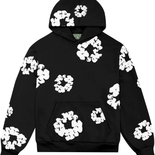 The Cotton Wreath Sweatshirt Black