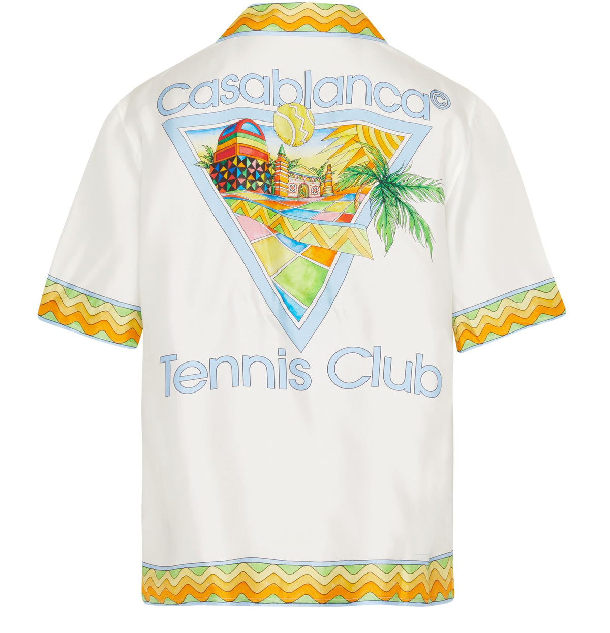 Casablanca - Chemise et short  Afro Cubism Tennis Club Silk shirt