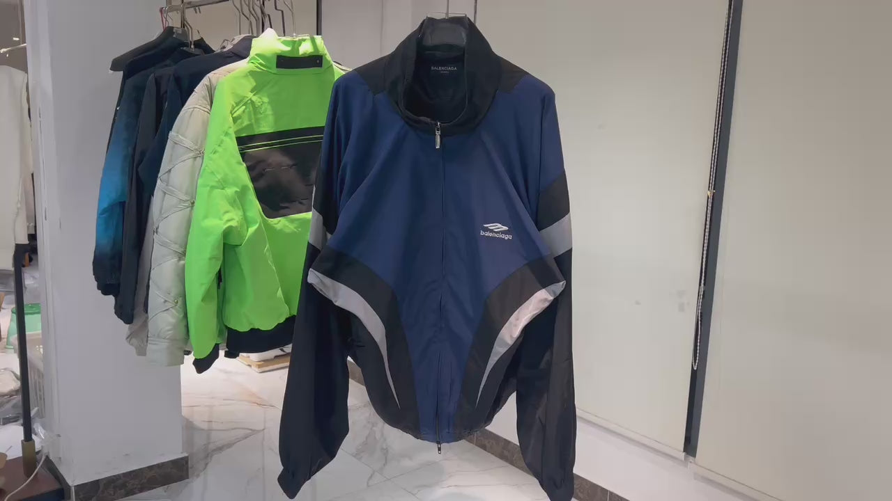 Veste Tracksuit Off shoulder 3B sports icon en noir