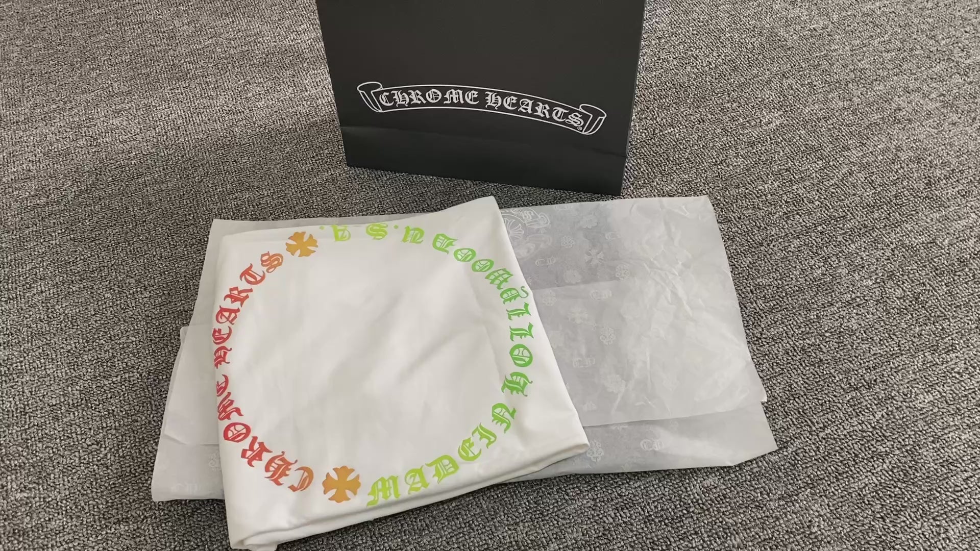 T shirt manche courte Chrome hearts Floral Sleeve Gradient