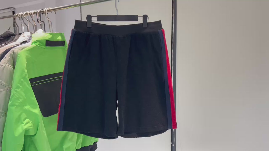 Short en tissu éponge en coton GG avec bande web