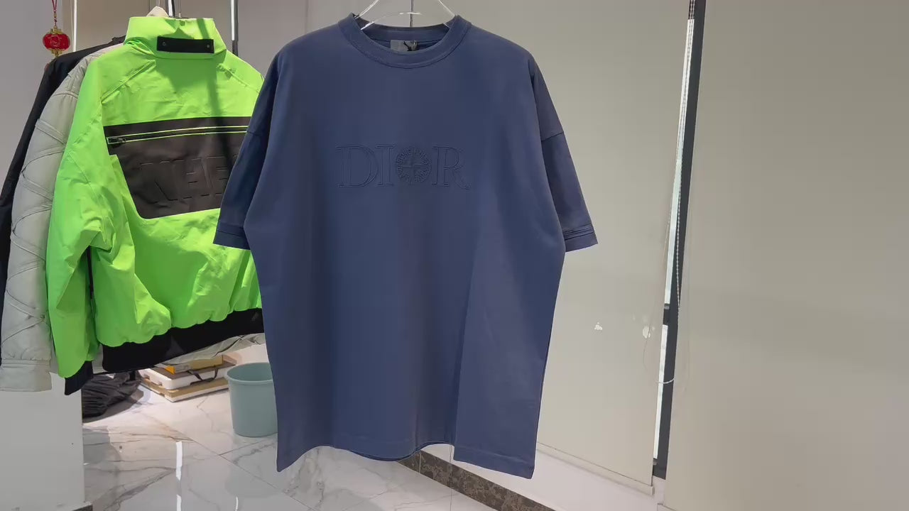 T-shirt - Dior and Stone Island, coupe oversize