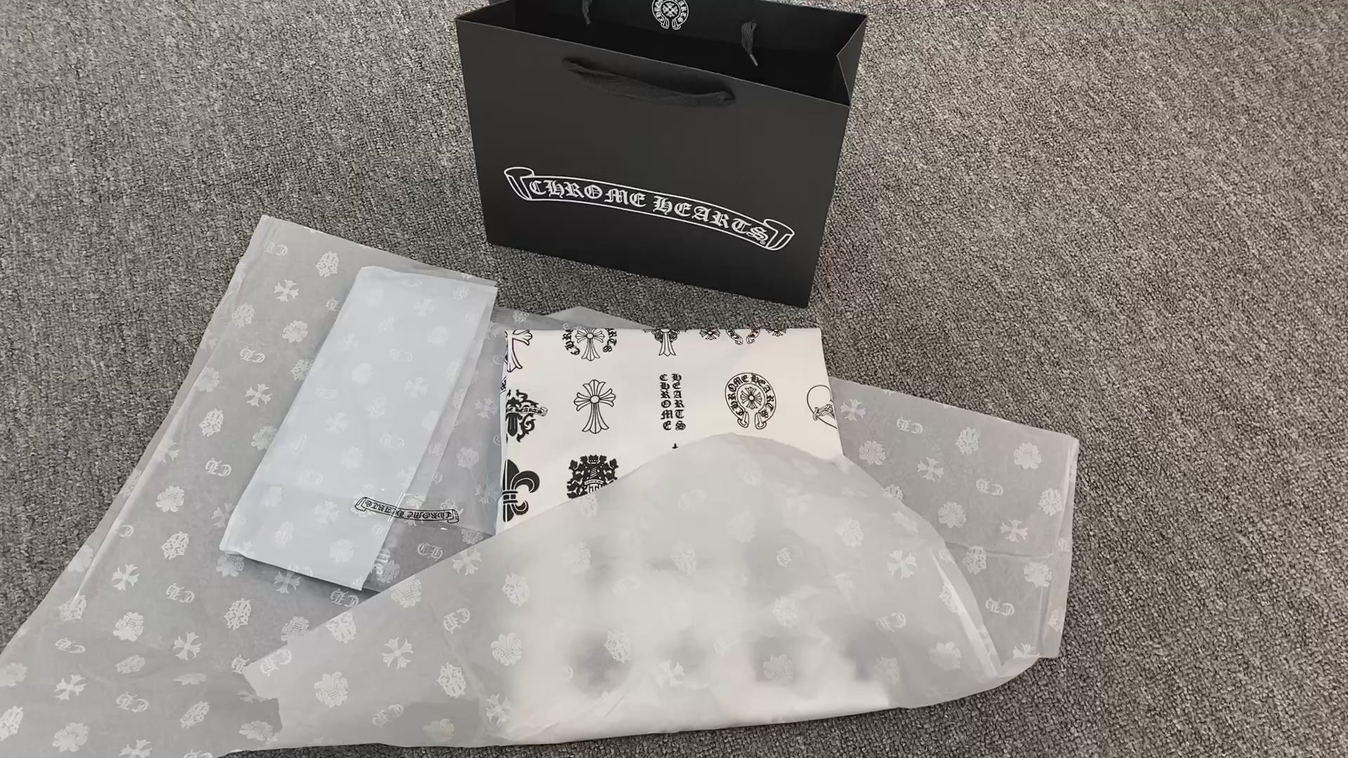 T shirt manche courte Chrome Hearts Multi Logo