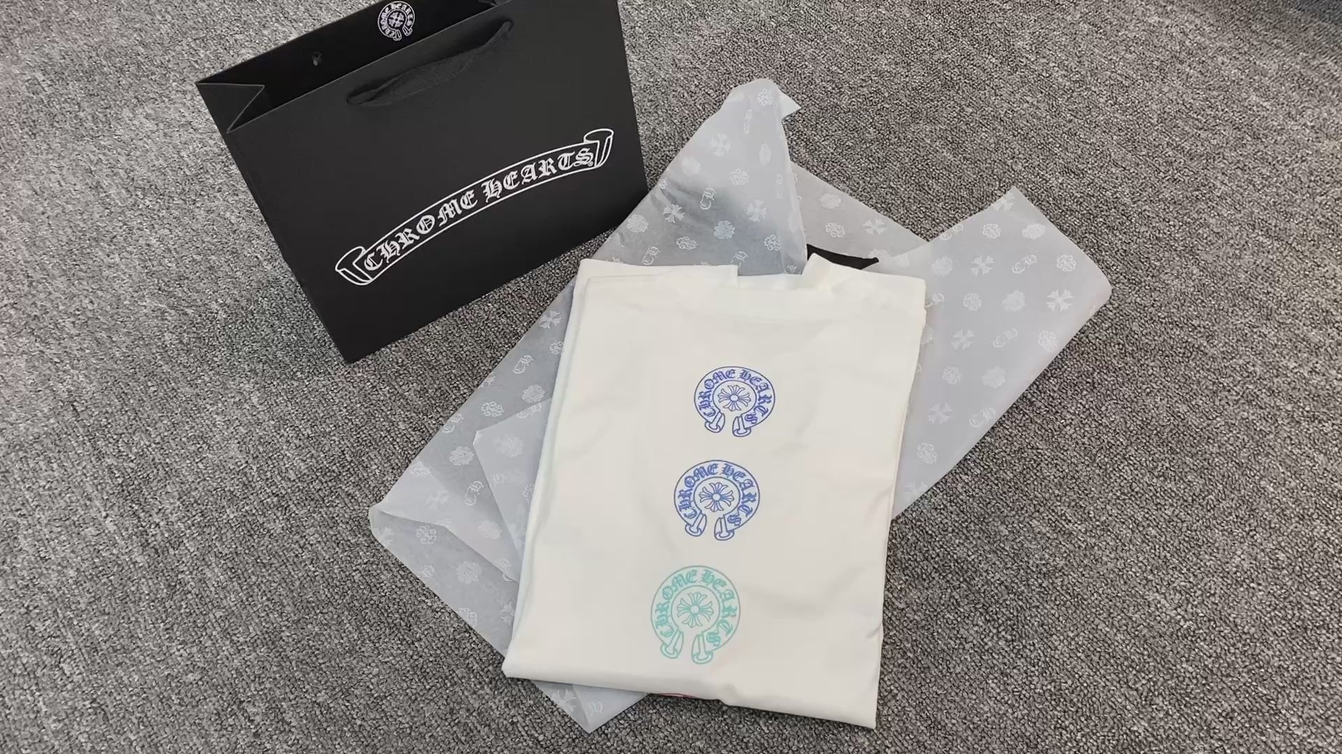 T shirt manche courte Chrome Hearts Multi Color HorseShoe