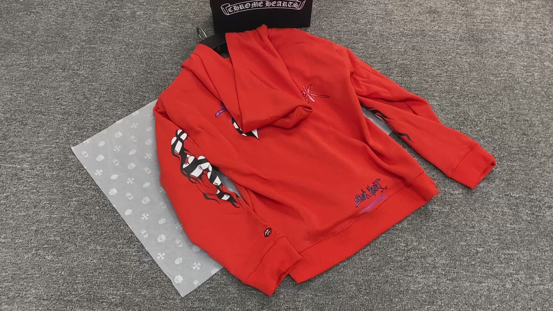 Chrome Hearts Matty Boy Sadistic Lipstick Hoodie