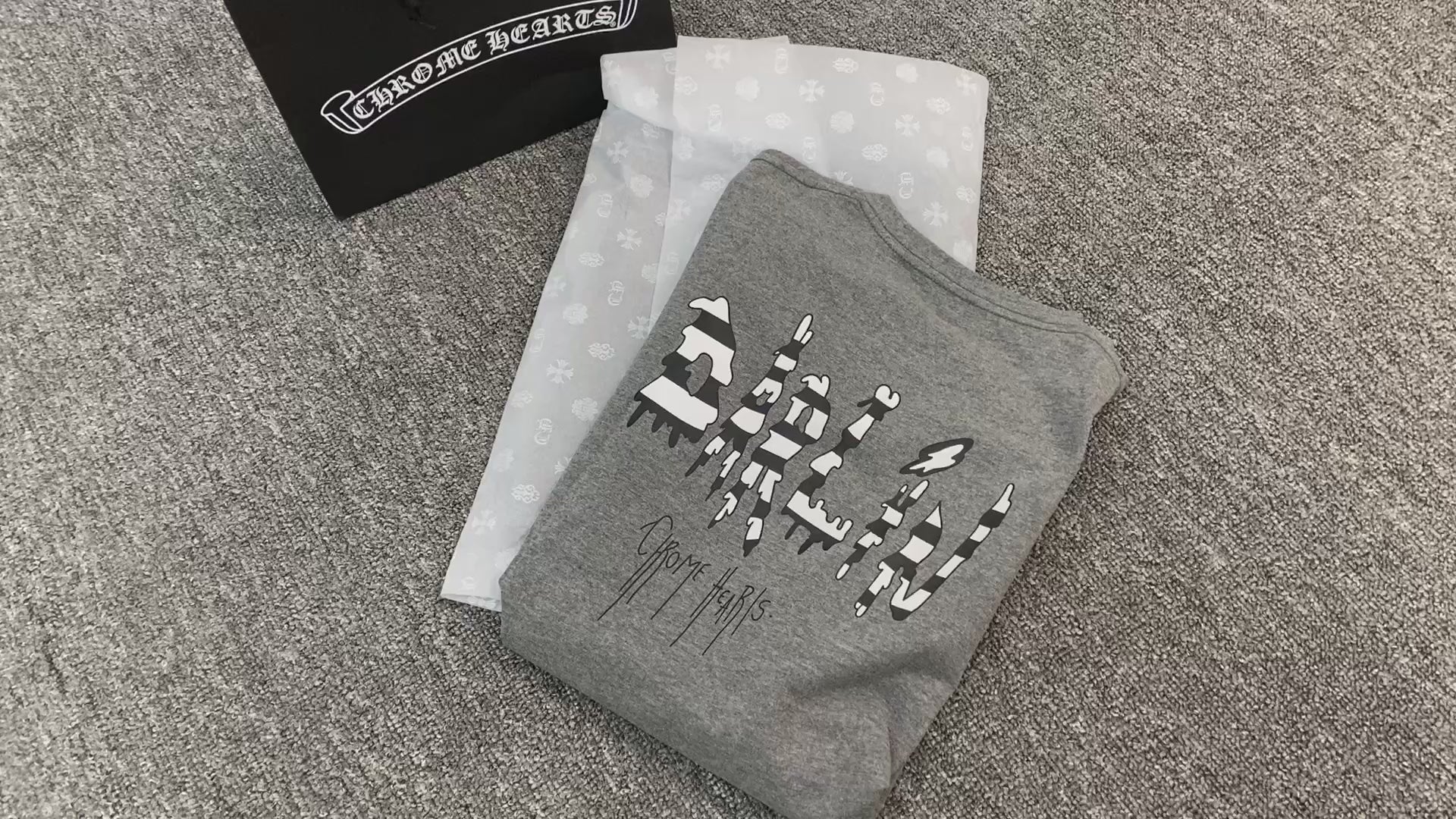 T shirt manche courte gris