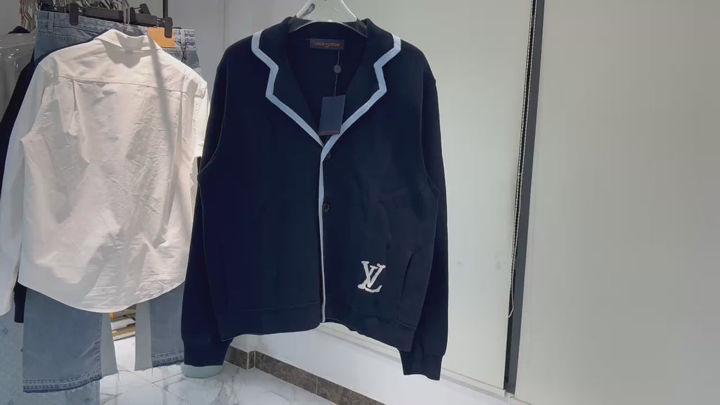 Blouson en laine à signature LV