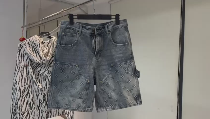 LV - Denim Carpenter Shorts